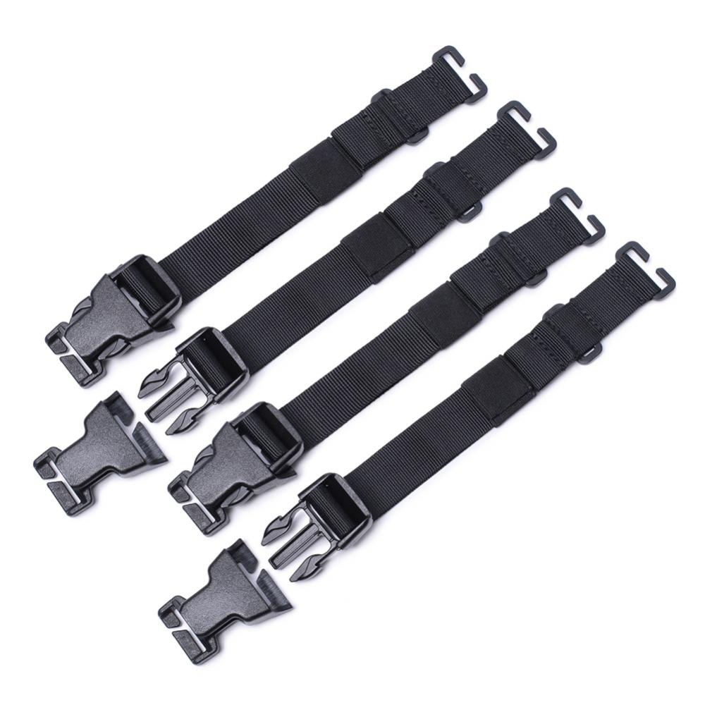 Merotable Clearance! 4pcs Straps Backpack Accessory Straps Buckle Outdoor Sports Climbing Hiking Bag Chest Straps, Adult Unisex, Size: 14 x 1.3, Black